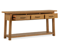 Magnussen Home Lindon Belgian Wheat Rectangular Cocktail Table With 2 Pedestal Accent End Table And Sofa Table