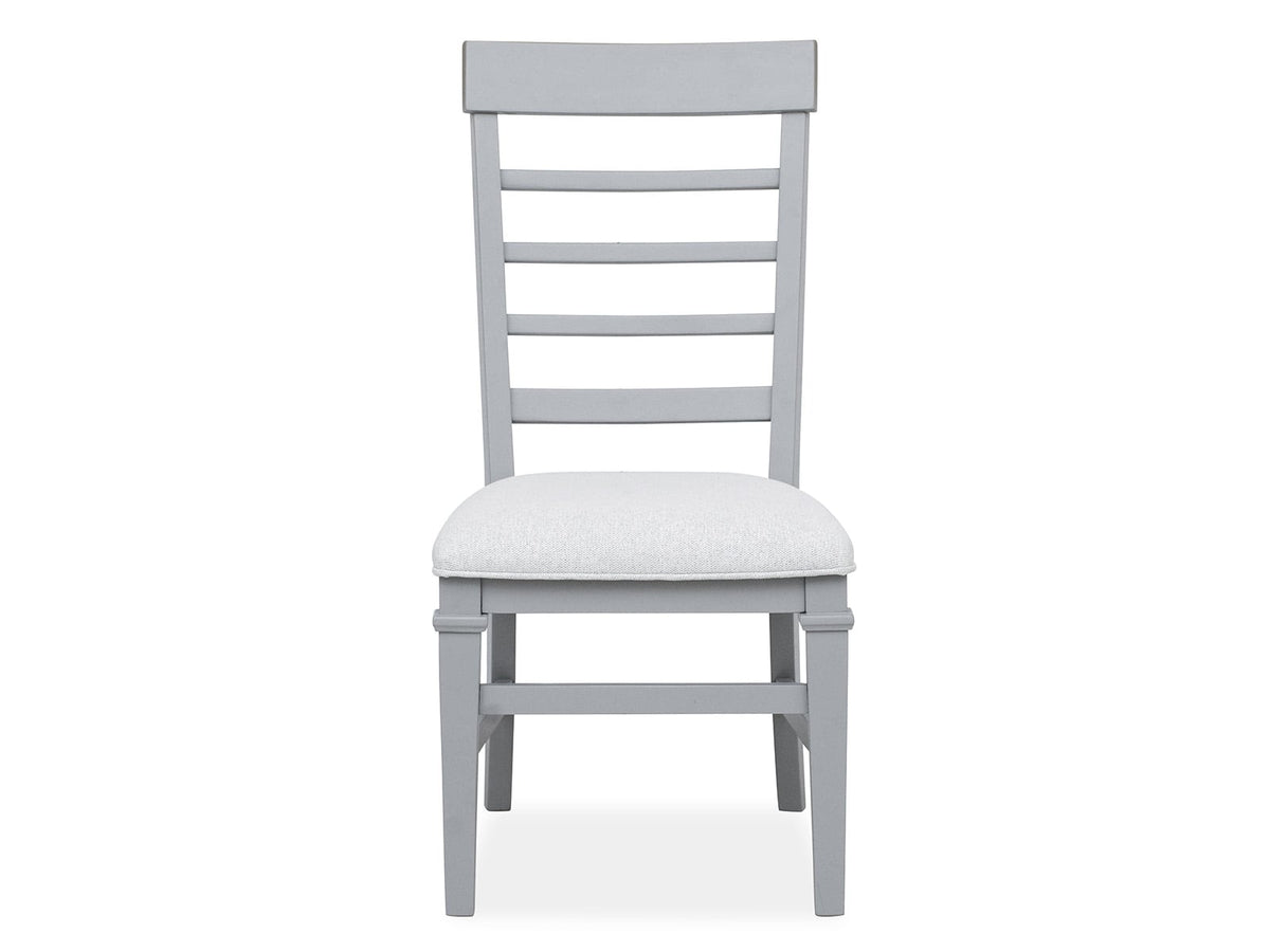 Magnussen Home Charleston Harbor Gray Grey Extendable Rectangular Dining Table With 6 Side Chairs And Server