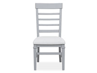 Magnussen Home Charleston Harbor Gray Grey Extendable Rectangular Dining Table With 2 Benches And 2 Side Chairs