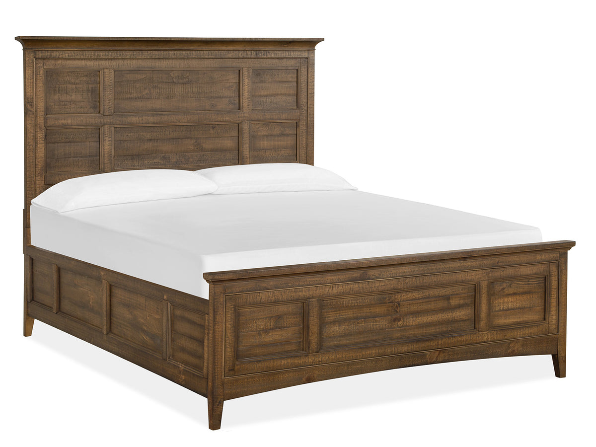 Magnussen Home Bay Creek Toasted Nutmeg Queen/King Panel Regular Rails