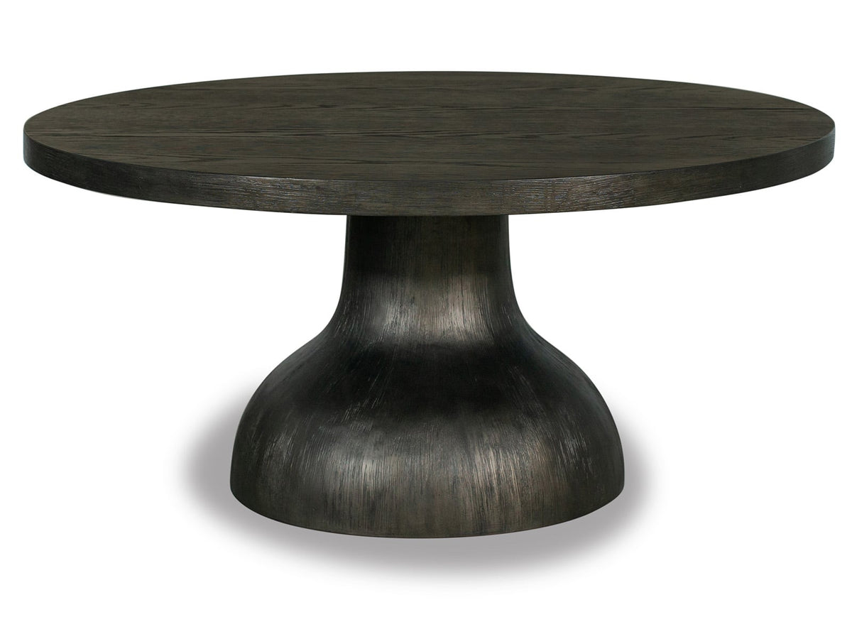 Magnussen Home Bosley Coffee Bean Round Cocktail Table With 2 Round End Table