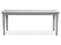 Magnussen Home Charleston Harbor Gray Grey Extendable Rectangular Dining Table With 6 Side Chairs And Server
