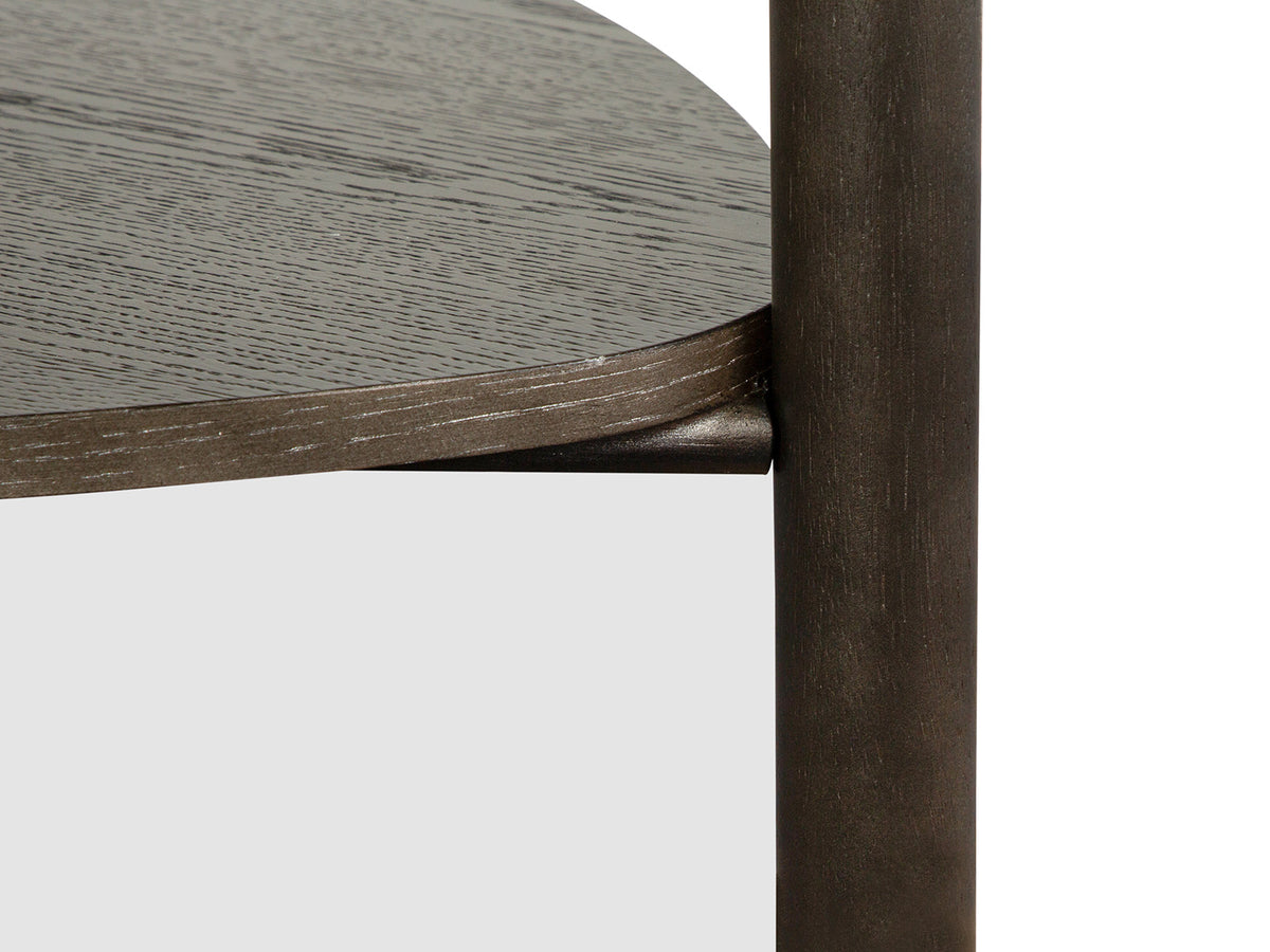 Magnussen Home Hadleigh Black Coffee Bean Shaped Accent End Table