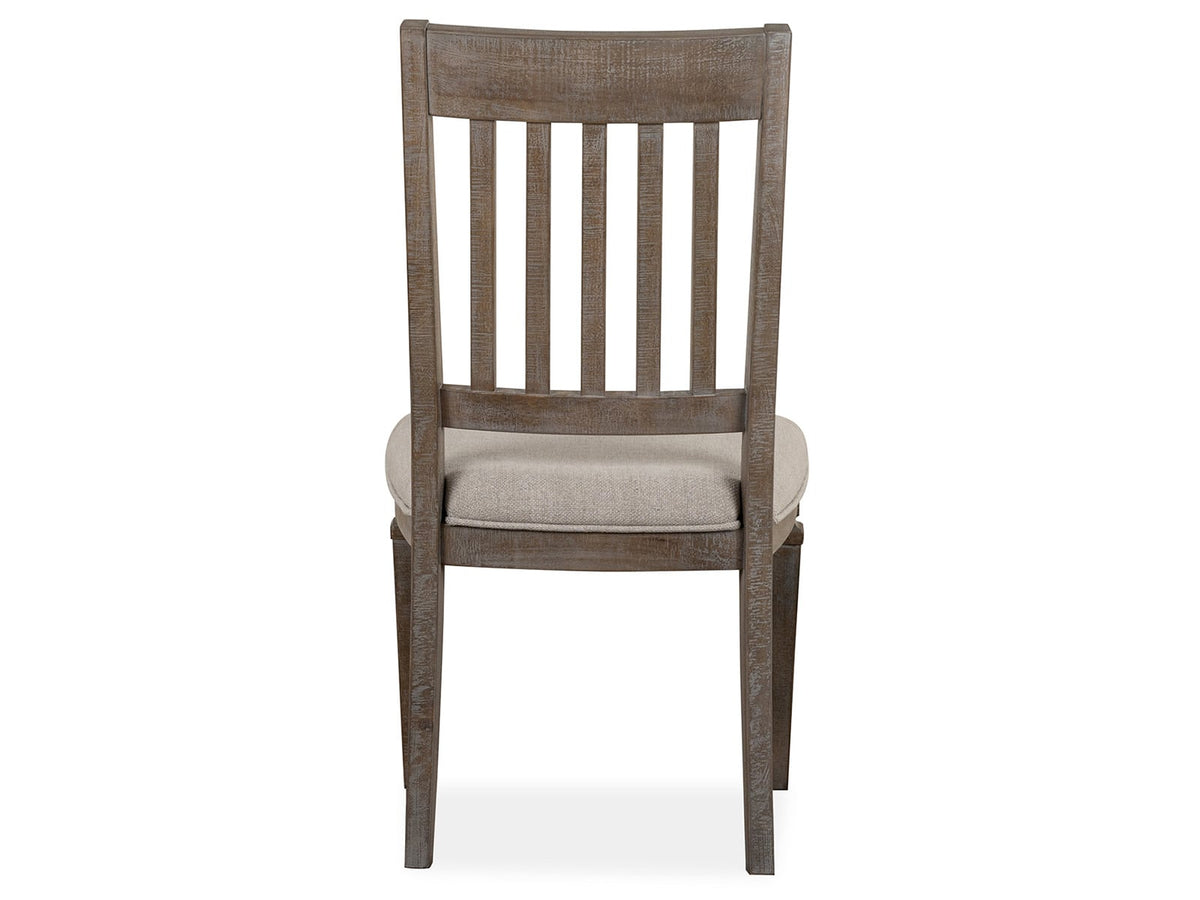 Magnussen Home Lancaster Dovetail Grey Extendable Rectangular Dining Table With 2 Side Chairs 2 Arm Chairs Server And Dining Cabinet