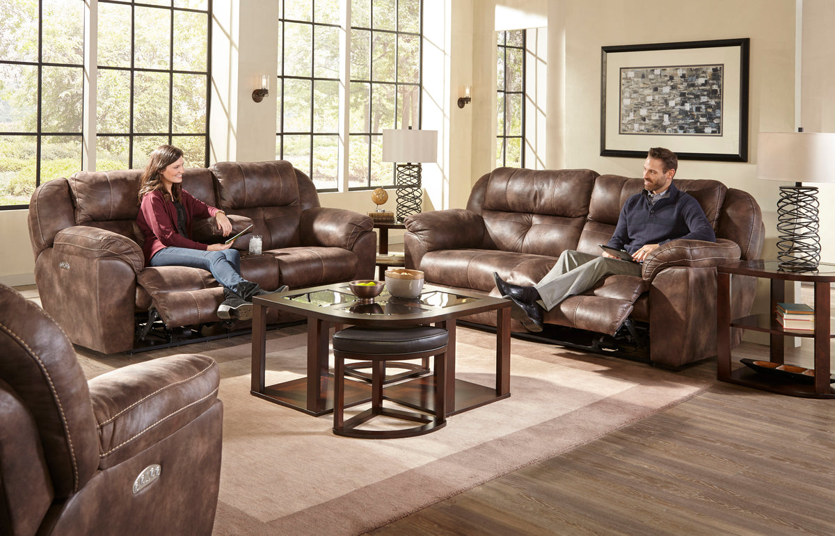 Ferrington - Power Headrest Power Lay Flat Reclining Sofa