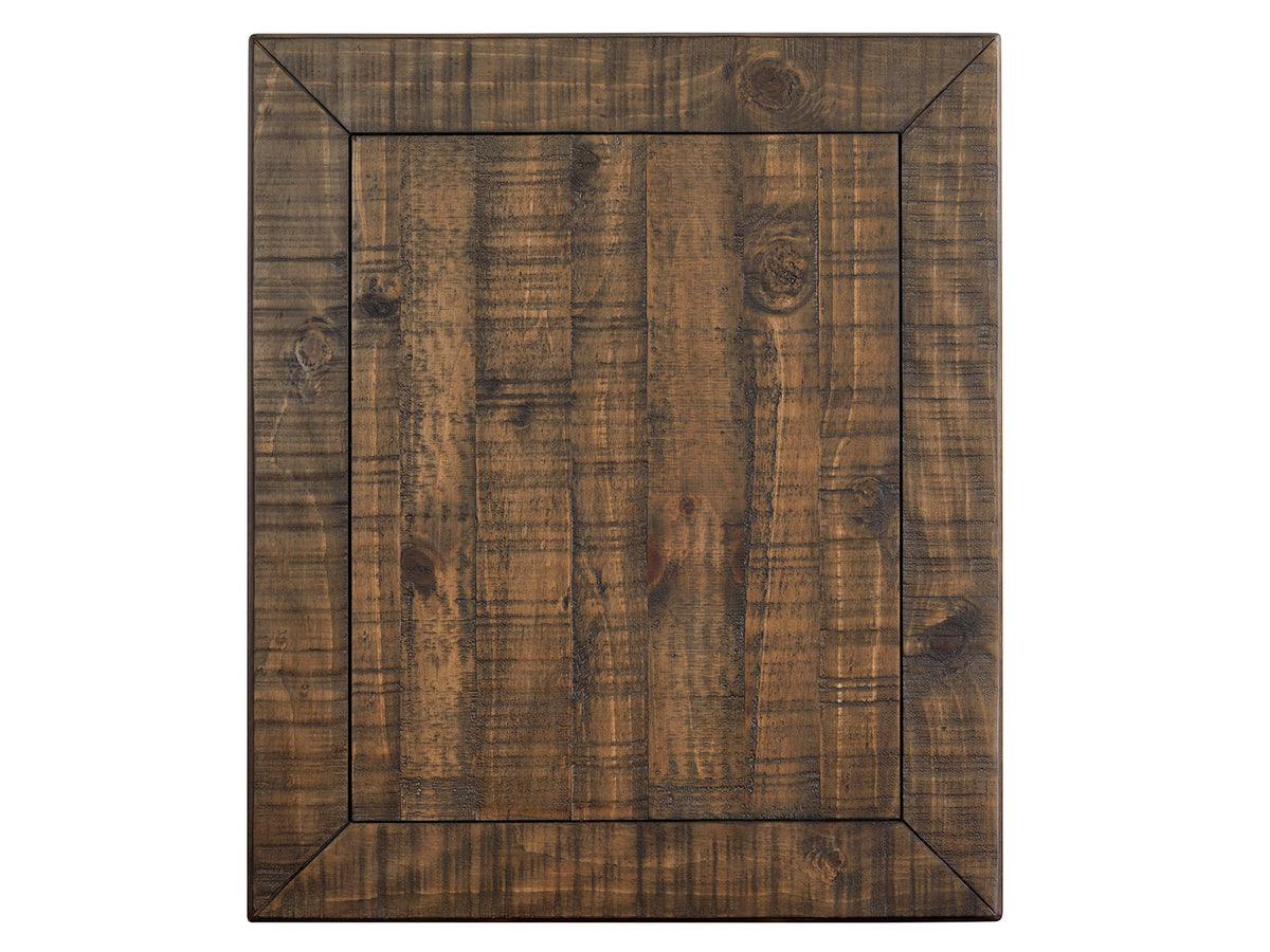Magnussen Home Smithton Homestead Brown Rectangular End Table