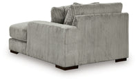 Lindyn 4-Piece Sectional with Chaise and Oversized Accent Ottoman