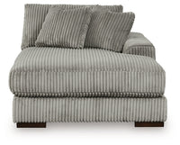 Lindyn 4-Piece Sectional with Chaise and Oversized Accent Ottoman