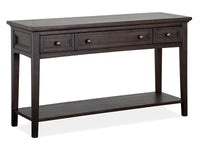 Magnussen Home Westley Falls Graphite Rectangular Sofa Table