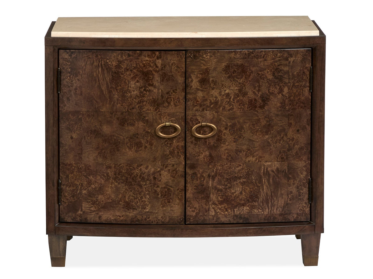 Magnussen Home Rowan Espresso Queen Panel Bed With 2 Door Nightstands