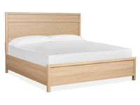 Magnussen Home Merrifield Sandstone Beige King Panel Bed With Nightstand
