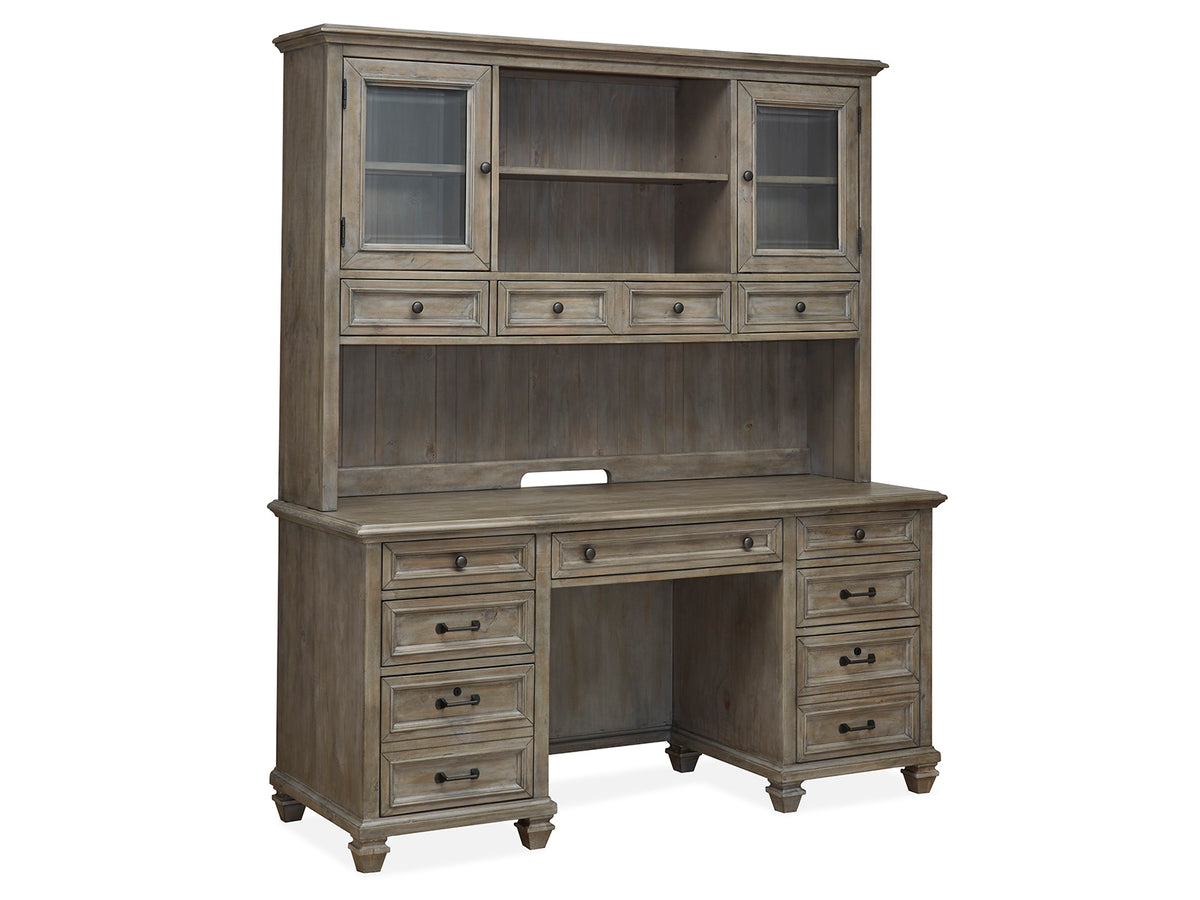 Magnussen Home Lancaster Dovetail Grey Hutch