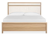 Magnussen Home Merrifield Sandstone Beige King Upholstered Panel Bed