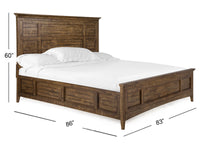 Magnussen Home Bay Creek Toasted Nutmeg King Panel Bed