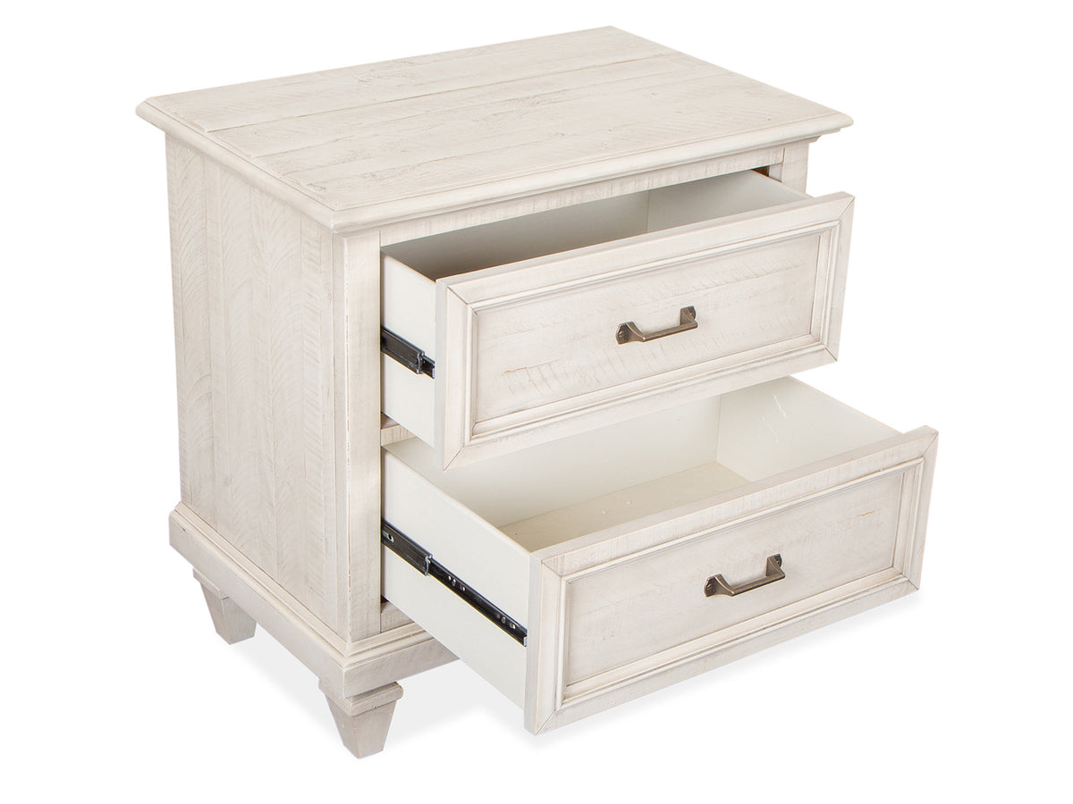 Magnussen Home Newport Alabaster Drawer Nightstand