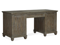 Magnussen Home Lancaster Dovetail Grey Executive Desk