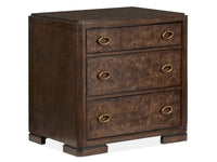 Magnussen Home Rowan Espresso King Upholstered Panel Bed With Nightstand