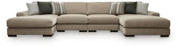 Linenhause 4-Piece Double Chaise Sectional