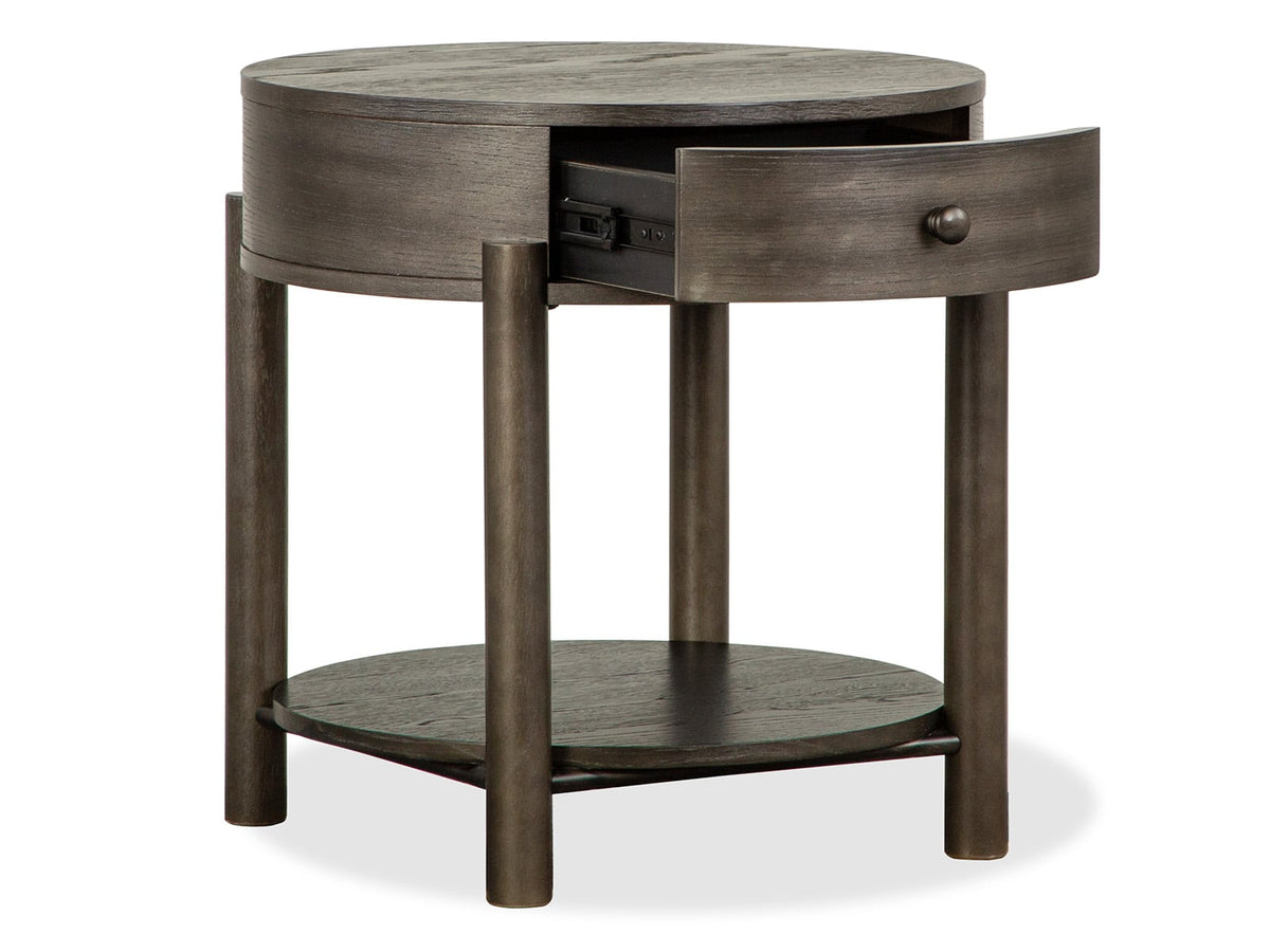Magnussen Home Hadleigh Black Coffee Bean Shaped Nesting Cocktail Table With End Table