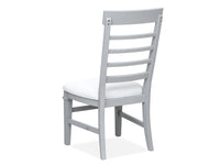 Magnussen Home Charleston Harbor Gray Grey Extendable Rectangular Dining Table With 2 Benches And 2 Side Chairs