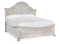 Magnussen Home Bronwyn Alabaster California King Shaped Panel Bed