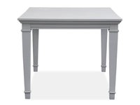 Magnussen Home Charleston Harbor Gray Grey Extendable Rectangular Dining Table With 6 Side Chairs And Server