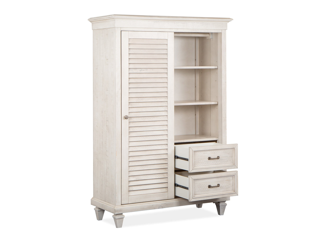 Magnussen Home Newport Alabaster Gentleman'S Chest