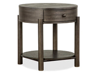 Magnussen Home Hadleigh Black Coffee Bean Shaped Nesting Cocktail Table With End Table