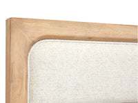 Magnussen Home Somerset Butternut Queen Upholstered Panel Bed
