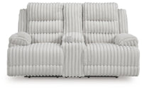 Rhines Falls Power Reclining Loveseat with Console