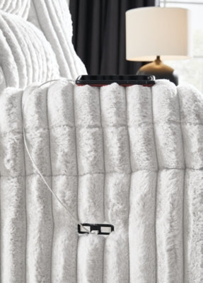 Rhines Falls Power Reclining Loveseat with Console