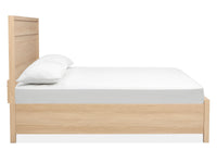 Magnussen Home Merrifield Sandstone Beige King Panel Bed With Nightstand