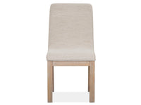 Magnussen Home Ainsley Cerused Khaki Extendable Rectangular Dining Table With 4 Host Chairs Bench And Buffet