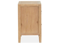 Magnussen Home Somerset Butternut Queen Panel Bed With Nightstand