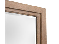 Magnussen Home Plum Creek Sierra Brown Queen Panel Bed 2 Nightstands And Drawer Dresser With Landscape Mirror