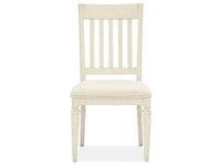 Magnussen Home Newport Alabaster Extendable Rectangular Dining Table With 4 Side Chairs 2 Arm Chairs And Buffet