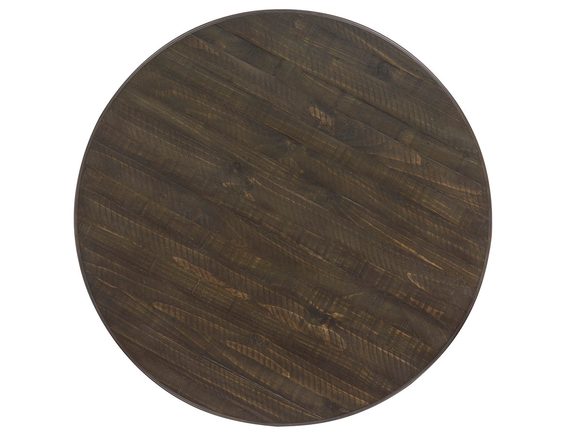 Magnussen Home Bellamy Peppercorn Round Cocktail Table