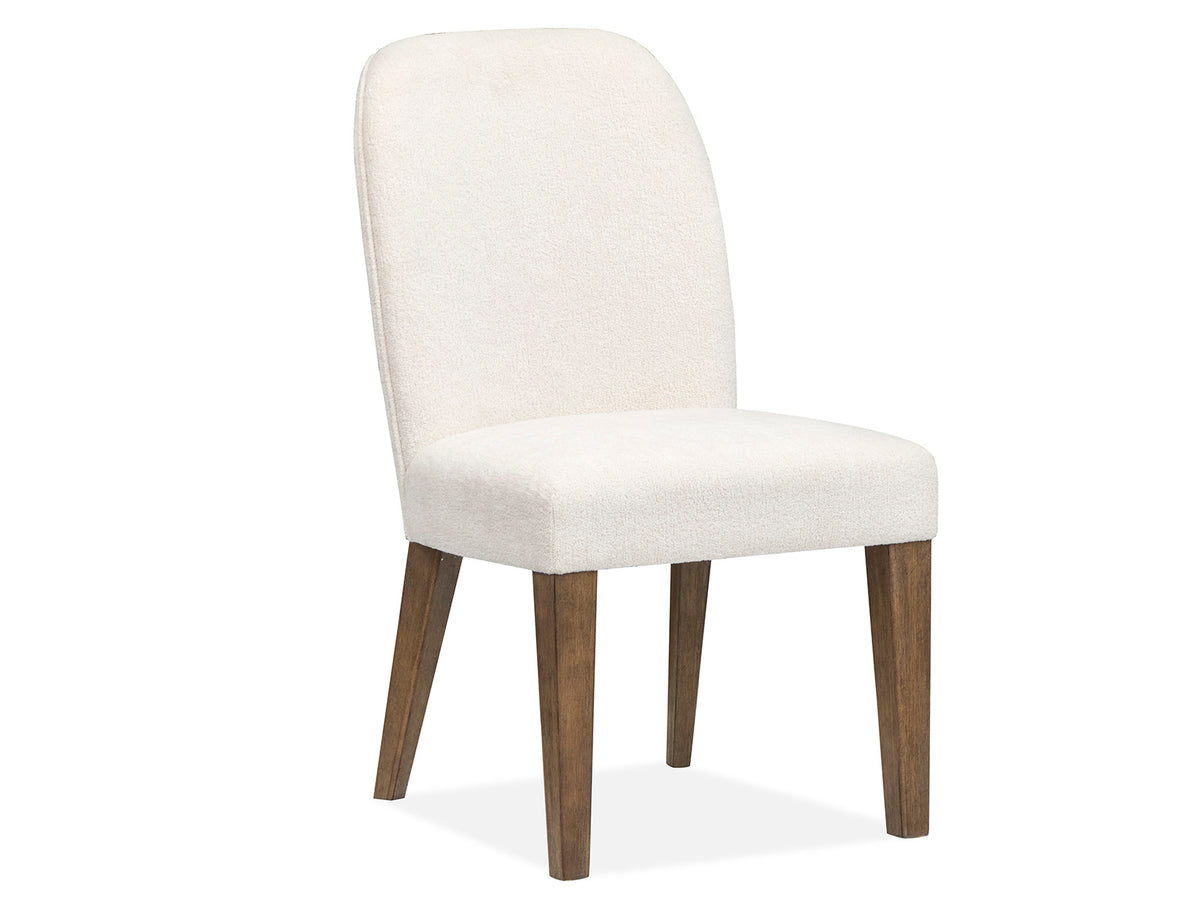 Magnussen Home Westbourne Dark Umber Upholstered Host Chair Two Pack