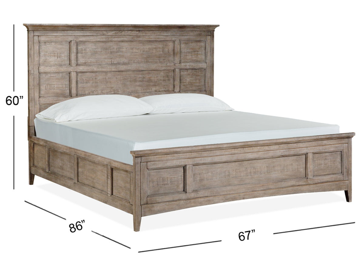 Magnussen Home Paxton Place Dovetail Grey Queen Panel Bed
