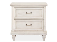 Magnussen Home Newport Alabaster Drawer Nightstand