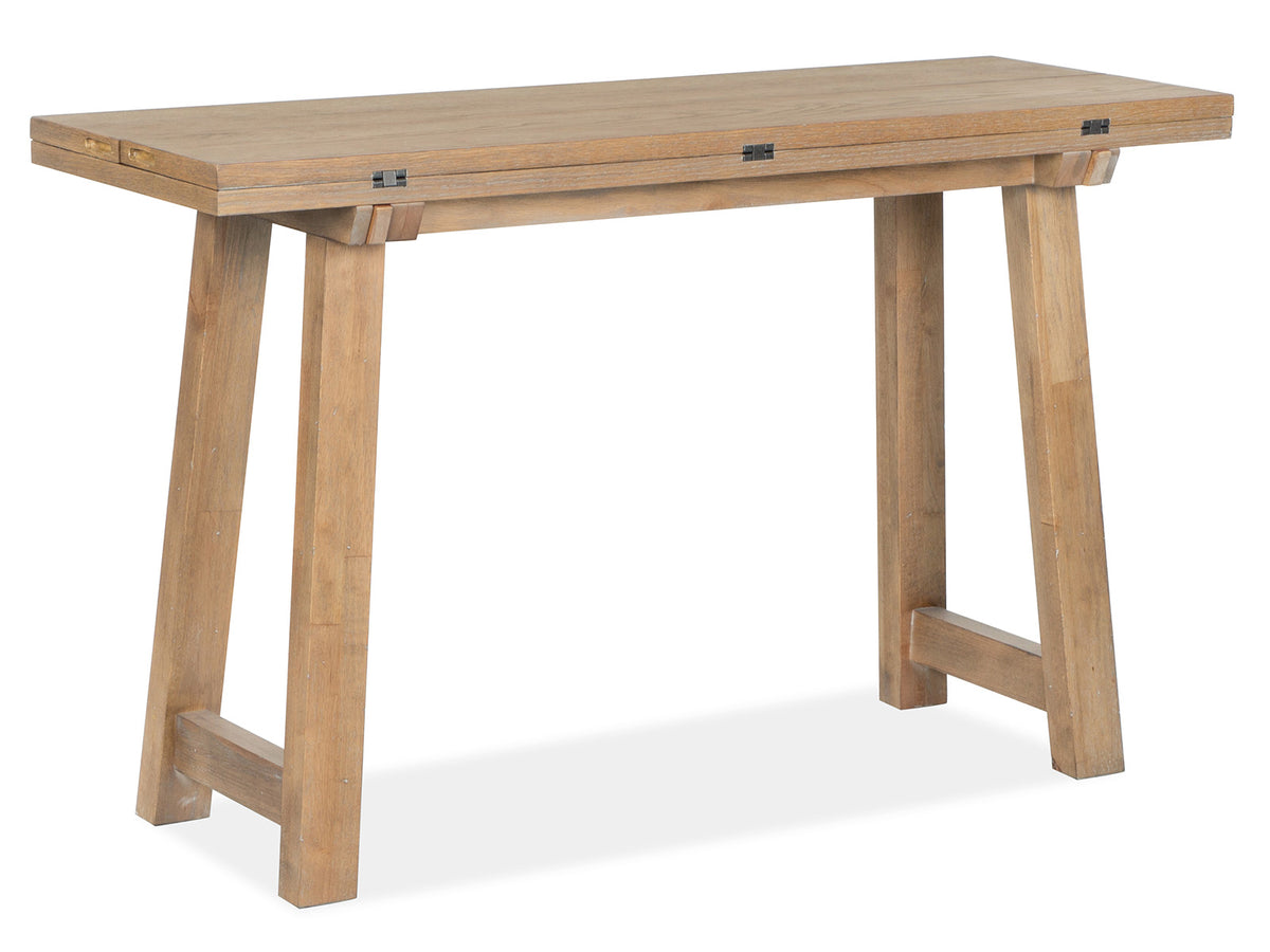 Magnussen Home Lindon Belgian Wheat Expandable Writing Desk