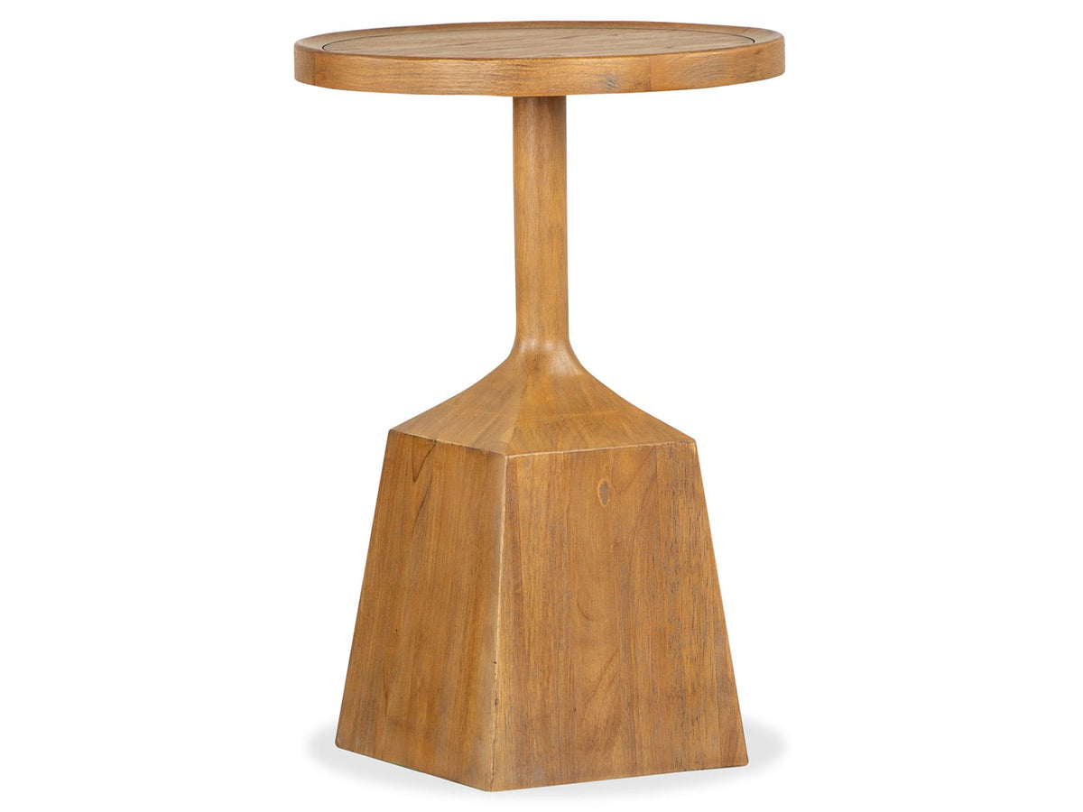 Magnussen Home Lindon Belgian Wheat Rectangular Cocktail Table With 2 Pedestal Accent End Table And Sofa Table