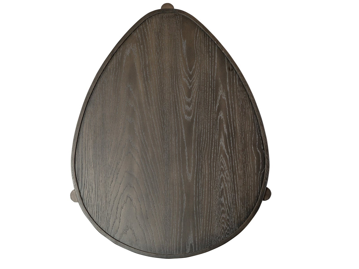 Magnussen Home Hadleigh Black Coffee Bean Shaped Nesting Cocktail Table With Accent End Table