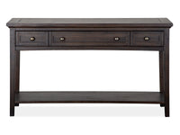Magnussen Home Westley Falls Graphite Rectangular Sofa Table