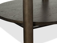 Magnussen Home Hadleigh Black Coffee Bean Shaped Nesting Cocktail Table With End Table