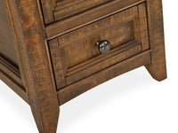 Magnussen Home Bay Creek Toasted Nutmeg Rectangular Cocktail Table With 2 Chairside End Table And Sofa Table