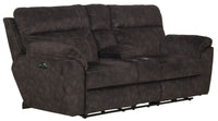 Sedona - Pwr Headrest Lay Flat Recl Cnsl Loveseat w/Stg &amp; Cupholders