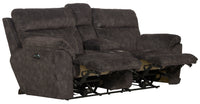 Sedona - Pwr Headrest Lay Flat Recl Cnsl Loveseat w/Stg &amp; Cupholders