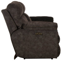 Sedona - Pwr Headrest Lay Flat Recl Cnsl Loveseat w/Stg &amp; Cupholders