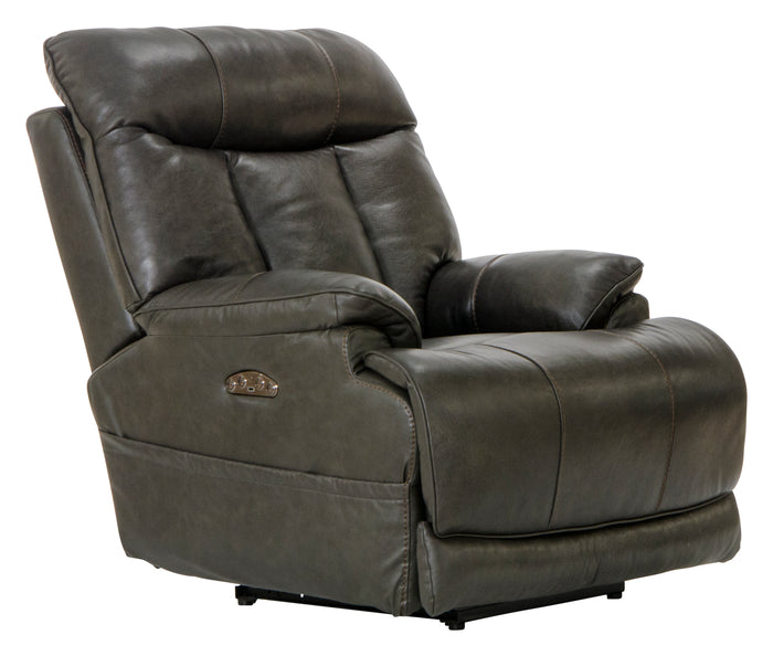 Naples - Power Headrest Power Lay Flat Recliner w/Extended Ottoman